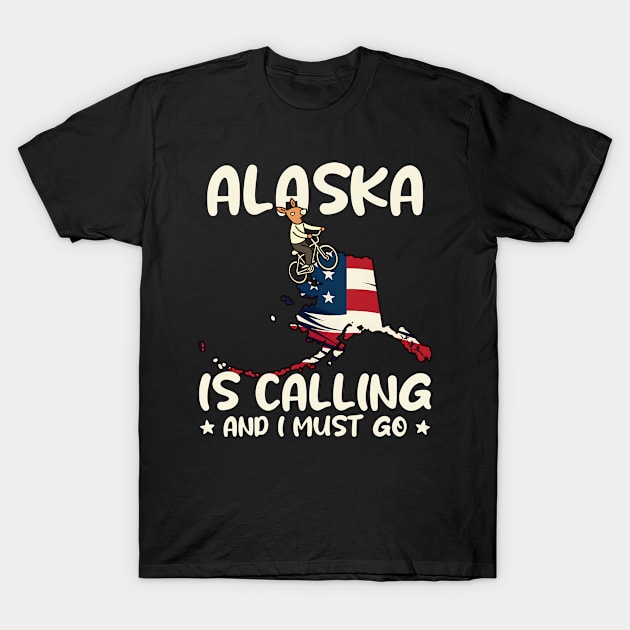 Alaska Lover Shirt | Alaska Calling I Go T-Shirt by Gawkclothing